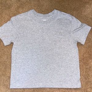 Vans grey crop tee. Never worn